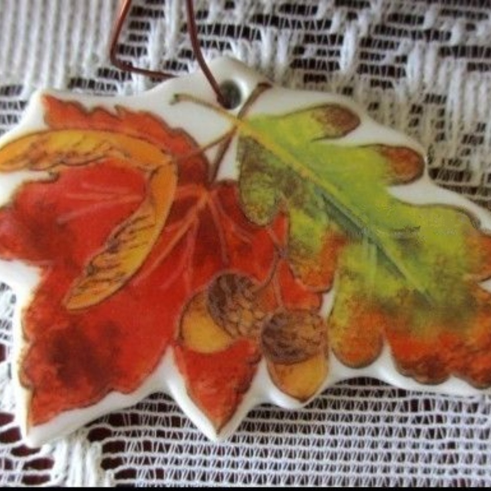 Longaberger Basket FALL FOLIAGE Tie On Charm 2007 - Picture 5 of 5